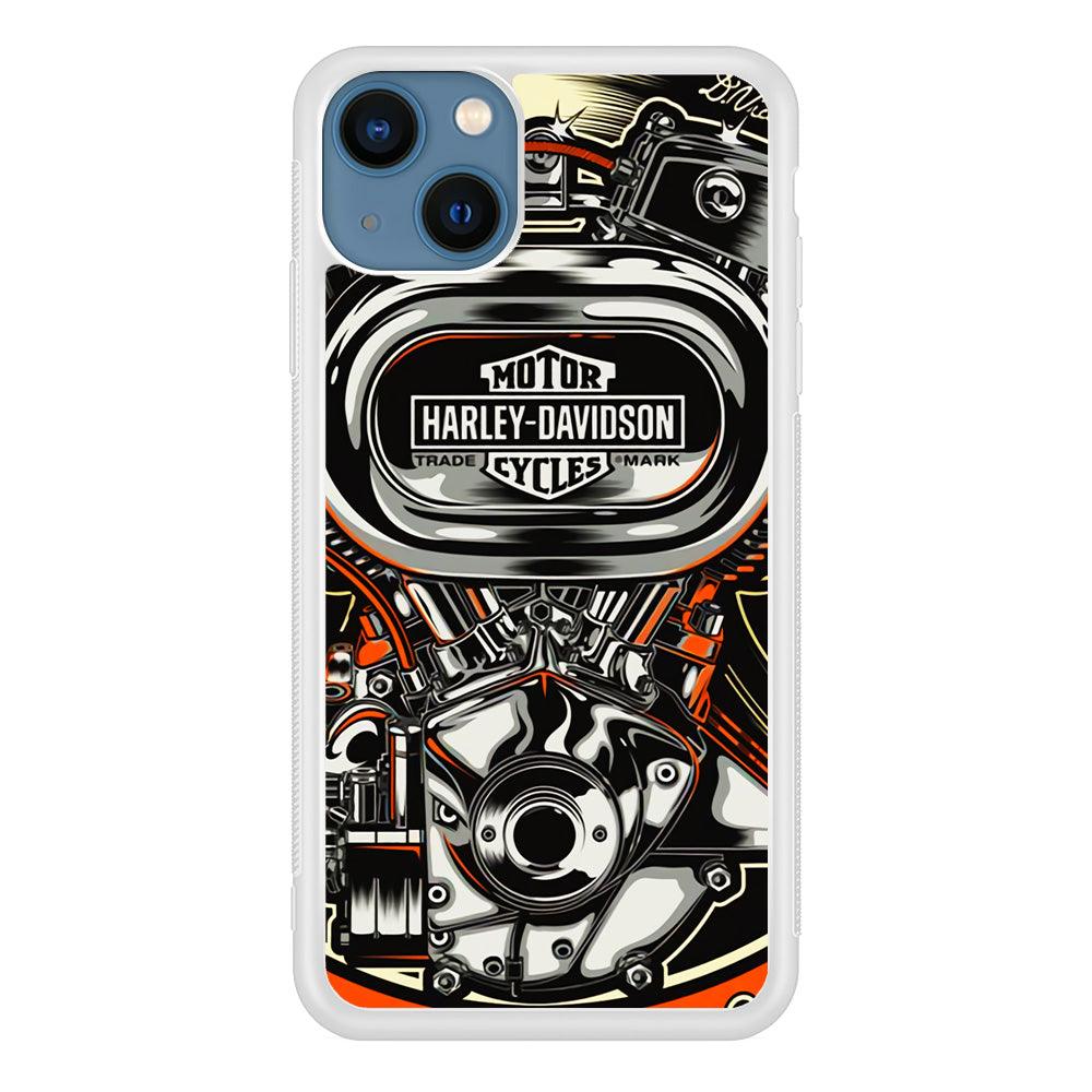 Harley Davidson Top Engine iPhone 14 Case-Oxvistore