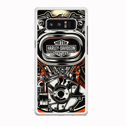 Harley Davidson Top Engine Samsung Galaxy Note 8 Case-Oxvistore