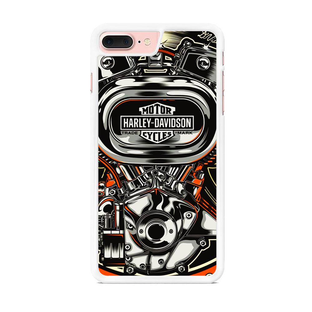 Harley Davidson Top Engine iPhone 8 Plus Case-Oxvistore