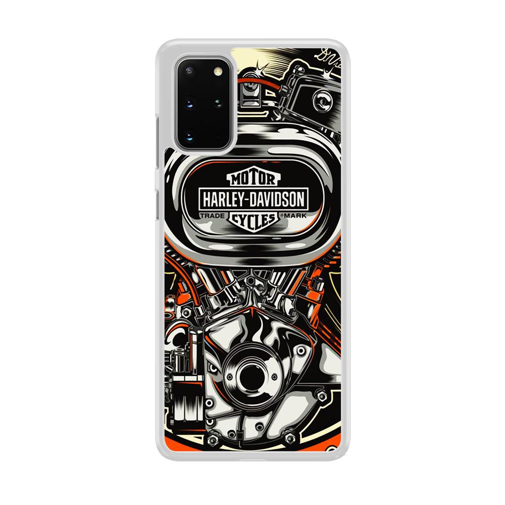 Harley Davidson Top Engine Samsung Galaxy S20 Plus Case-Oxvistore