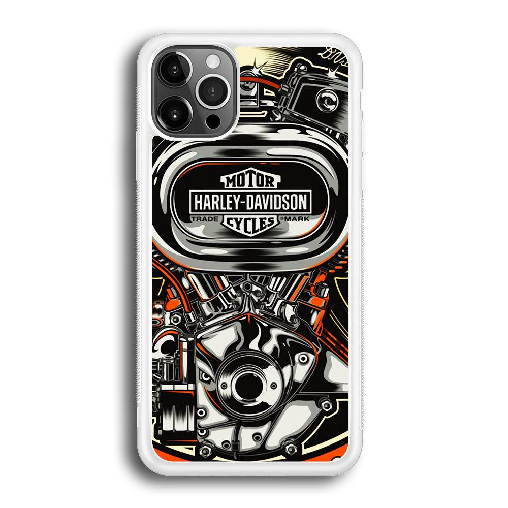 Harley Davidson Top Engine iPhone 12 Pro Case-Oxvistore