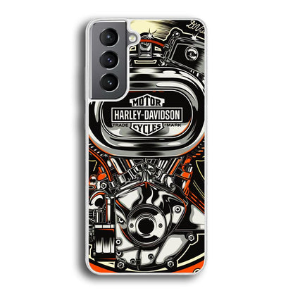 Harley Davidson Top Engine Samsung Galaxy S21 Case-Oxvistore