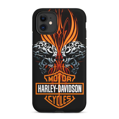 Harley Davidson Two Skull 2 in 1 Tough Phone Case