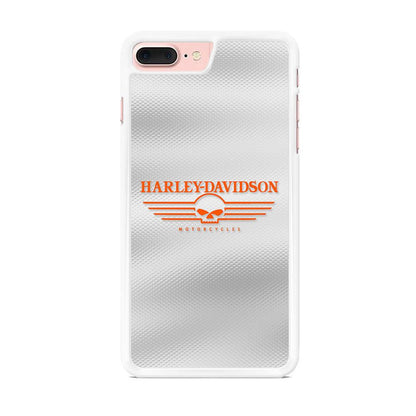 Harley Davidson White Metal iPhone 7 Plus Case-Oxvistore