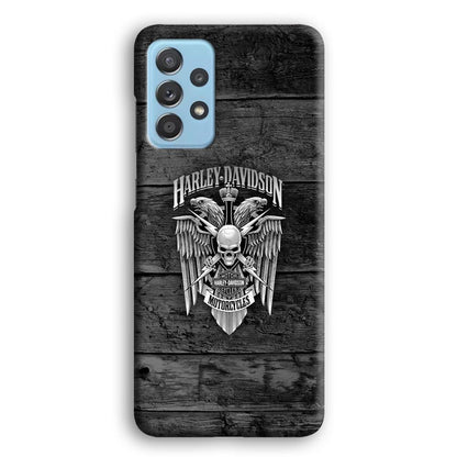 Harley Davidson Wooden B&W Samsung Galaxy A52 Case-Oxvistore