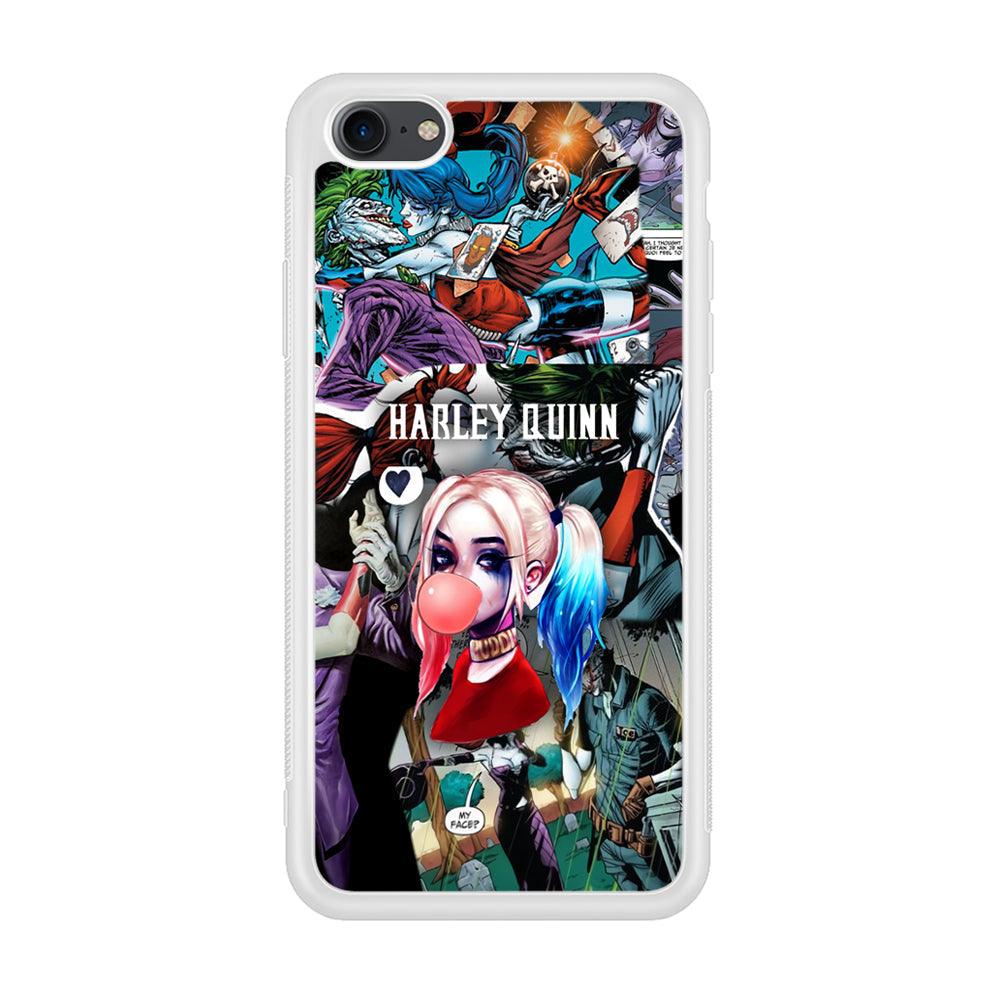 Harley Quinn Bubblegum Boom iPhone 8 Case-Oxvistore