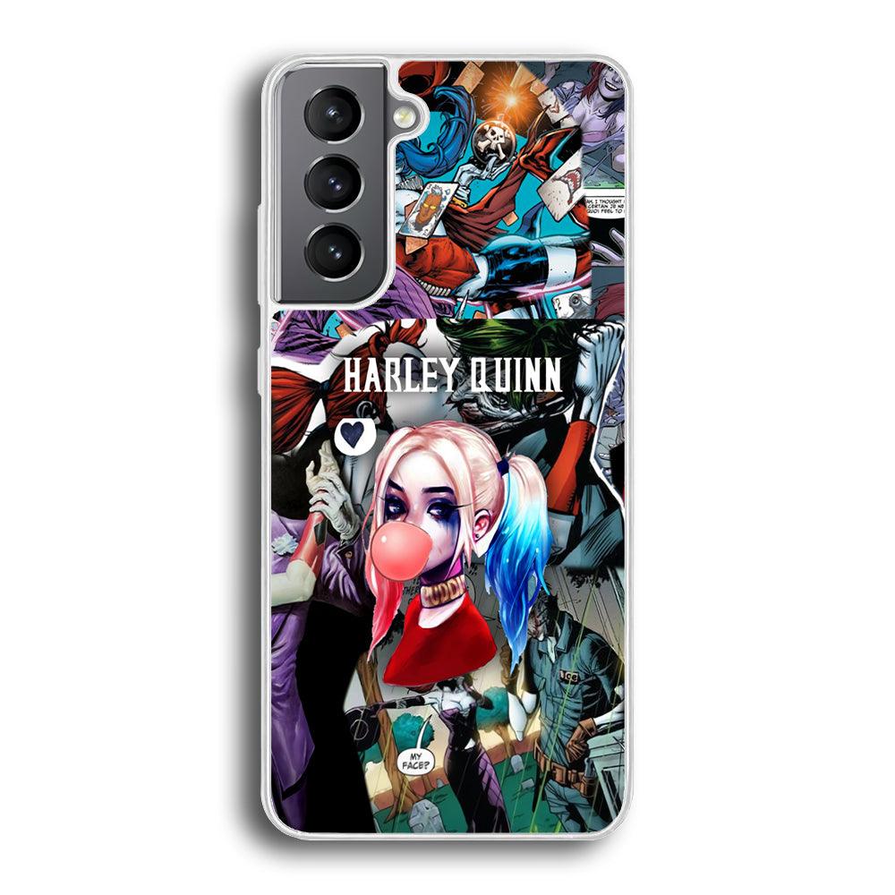 Harley Quinn Bubblegum Boom Samsung Galaxy S21 Case-Oxvistore