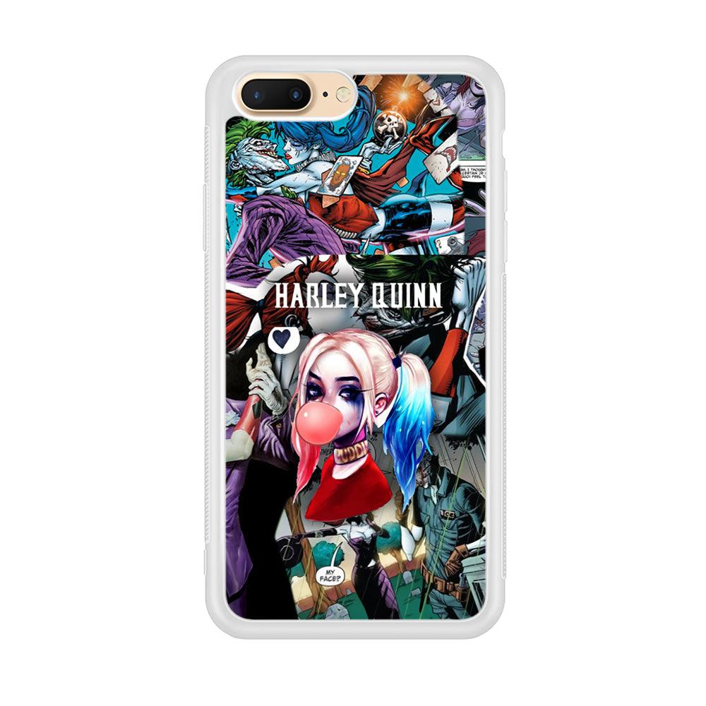 Harley Quinn Bubblegum Boom iPhone 8 Plus Case-Oxvistore