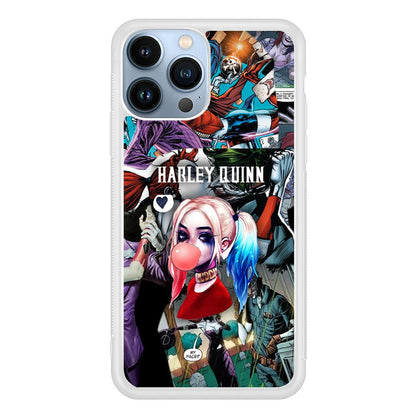 Harley Quinn Bubblegum Boom iPhone 14 Pro Case-Oxvistore