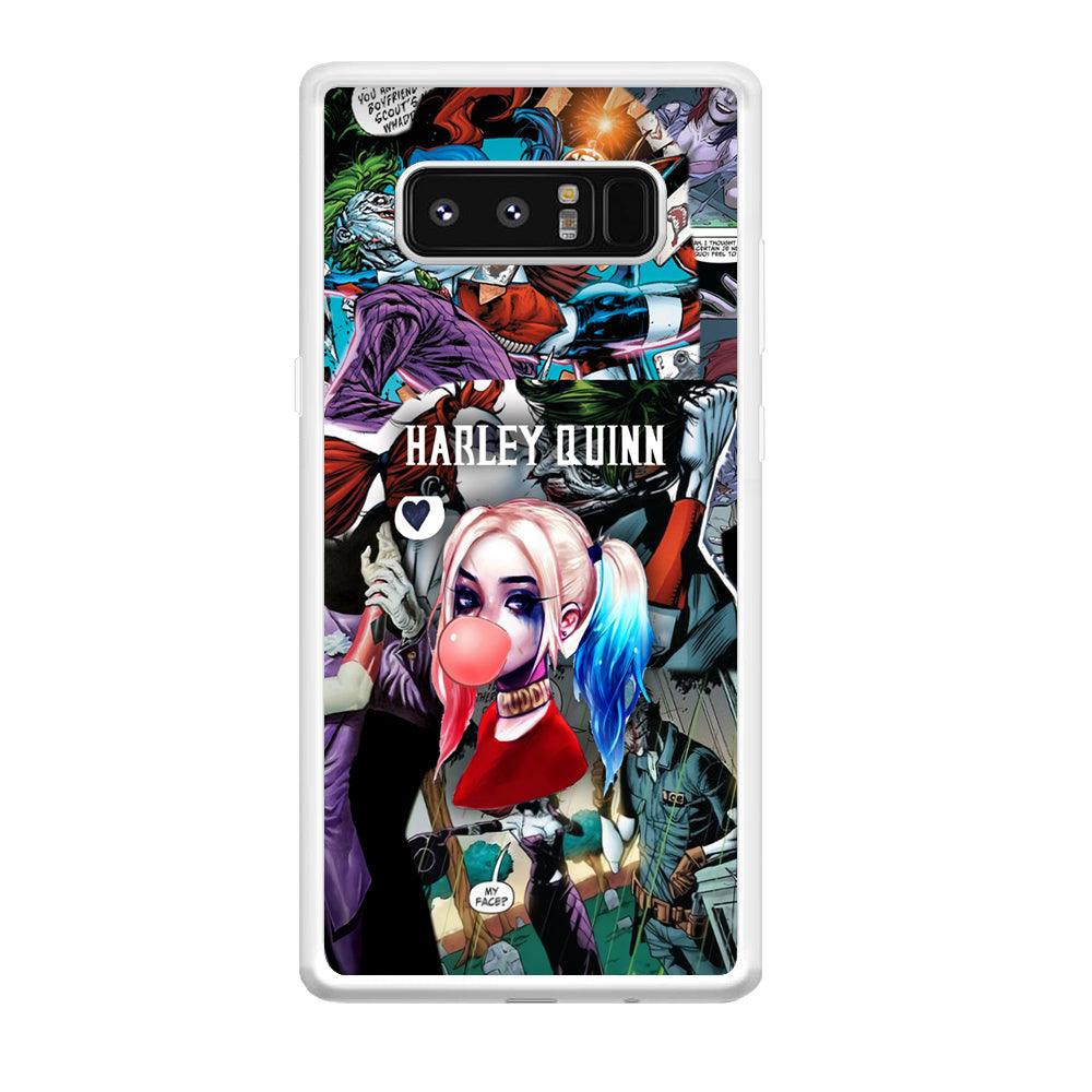 Harley Quinn Bubblegum Boom Samsung Galaxy Note 8 Case-Oxvistore