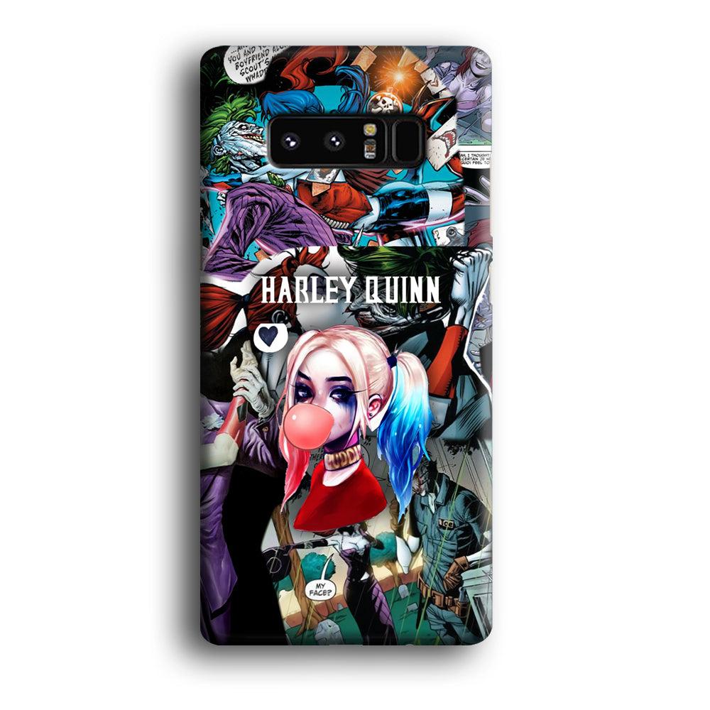 Harley Quinn Bubblegum Boom Samsung Galaxy Note 8 Case-Oxvistore