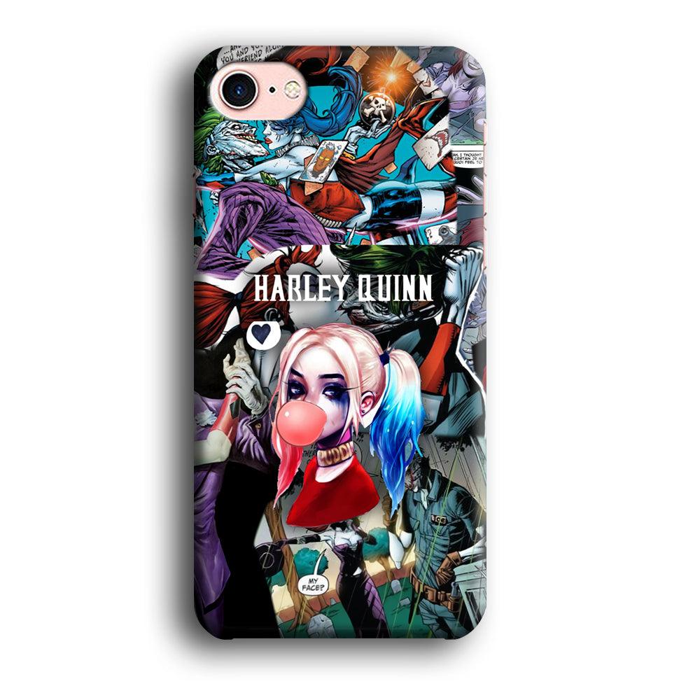 Harley Quinn Bubblegum Boom iPhone 8 Case-Oxvistore