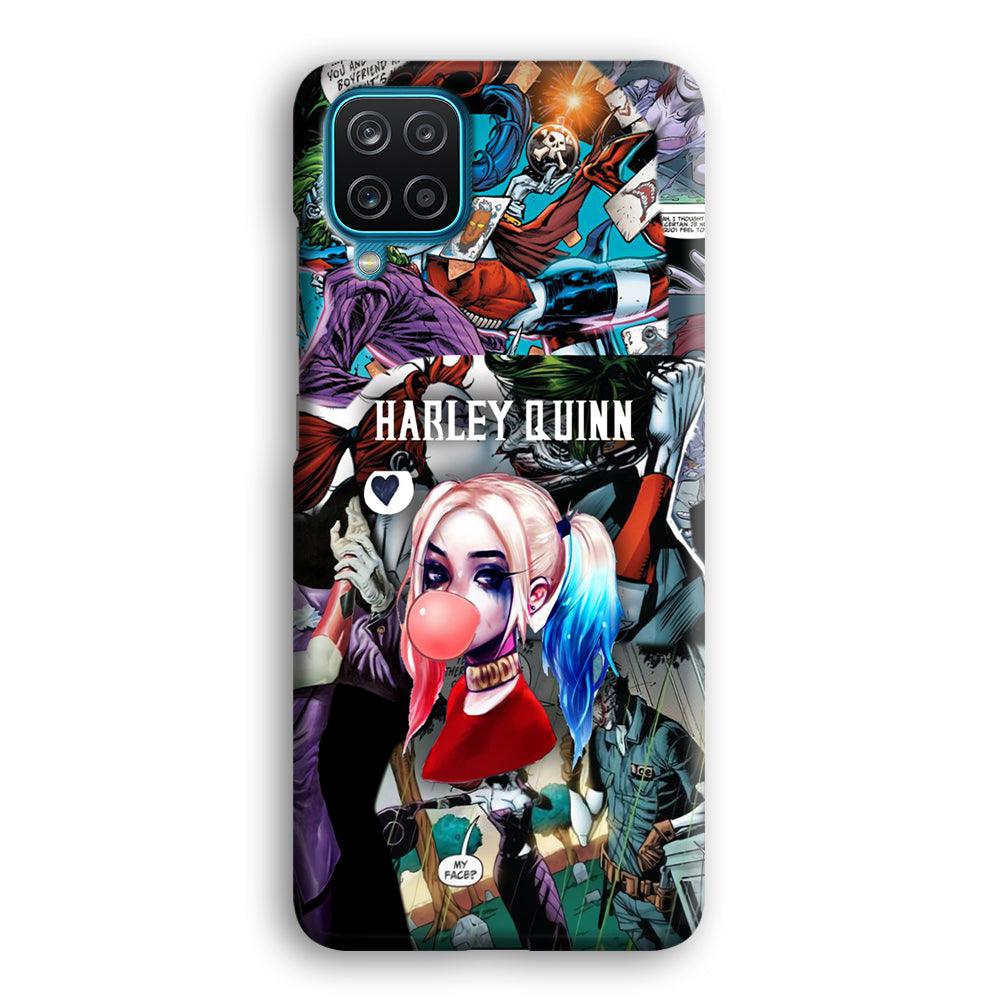 Harley Quinn Bubblegum Boom Samsung Galaxy A12 Case-Oxvistore