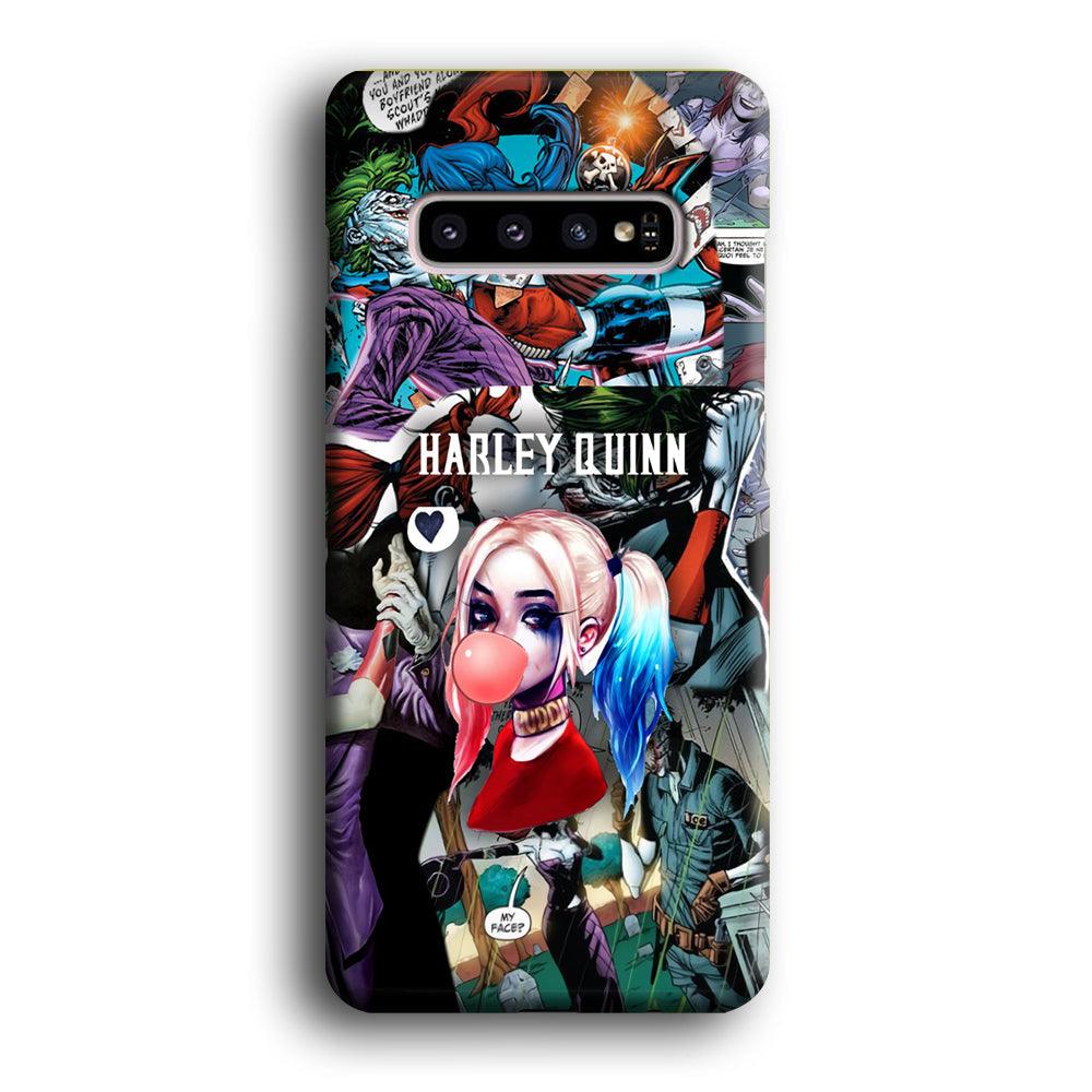 Harley Quinn Bubblegum Boom Samsung Galaxy S10 Plus Case-Oxvistore