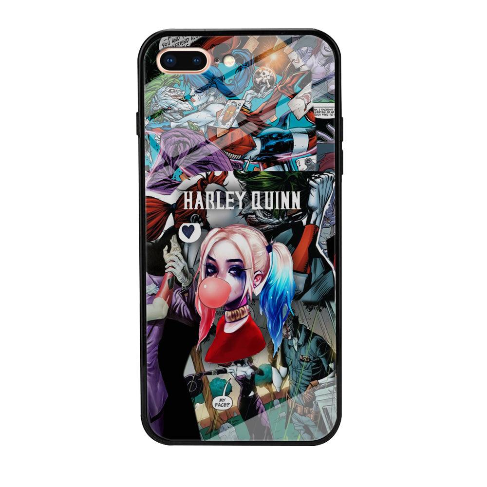 Harley Quinn Bubblegum Boom iPhone 8 Plus Case-Oxvistore