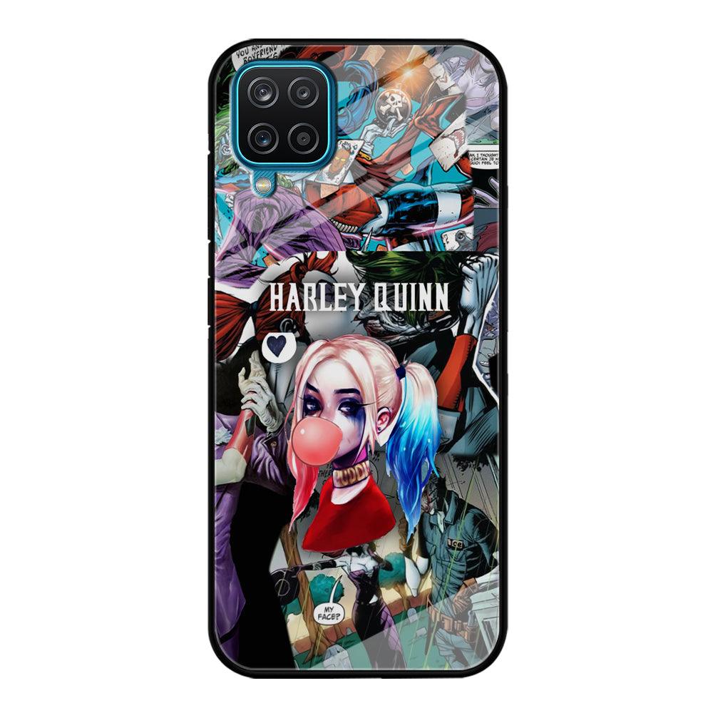 Harley Quinn Bubblegum Boom Samsung Galaxy A12 Case-Oxvistore