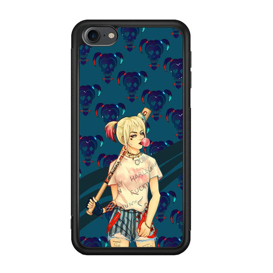 Harley Quinn Moment in Frame iPod Touch 6 Case-Rubber Black (2D Case)-Oxvistore