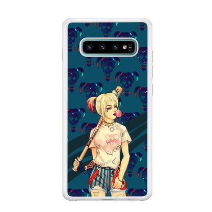 Harley Quinn Moment in Frame Samsung Galaxy S10 Plus Case-Oxvistore