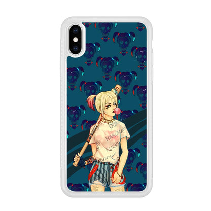 Harley Quinn Moment in Frame iPhone X Case-Oxvistore