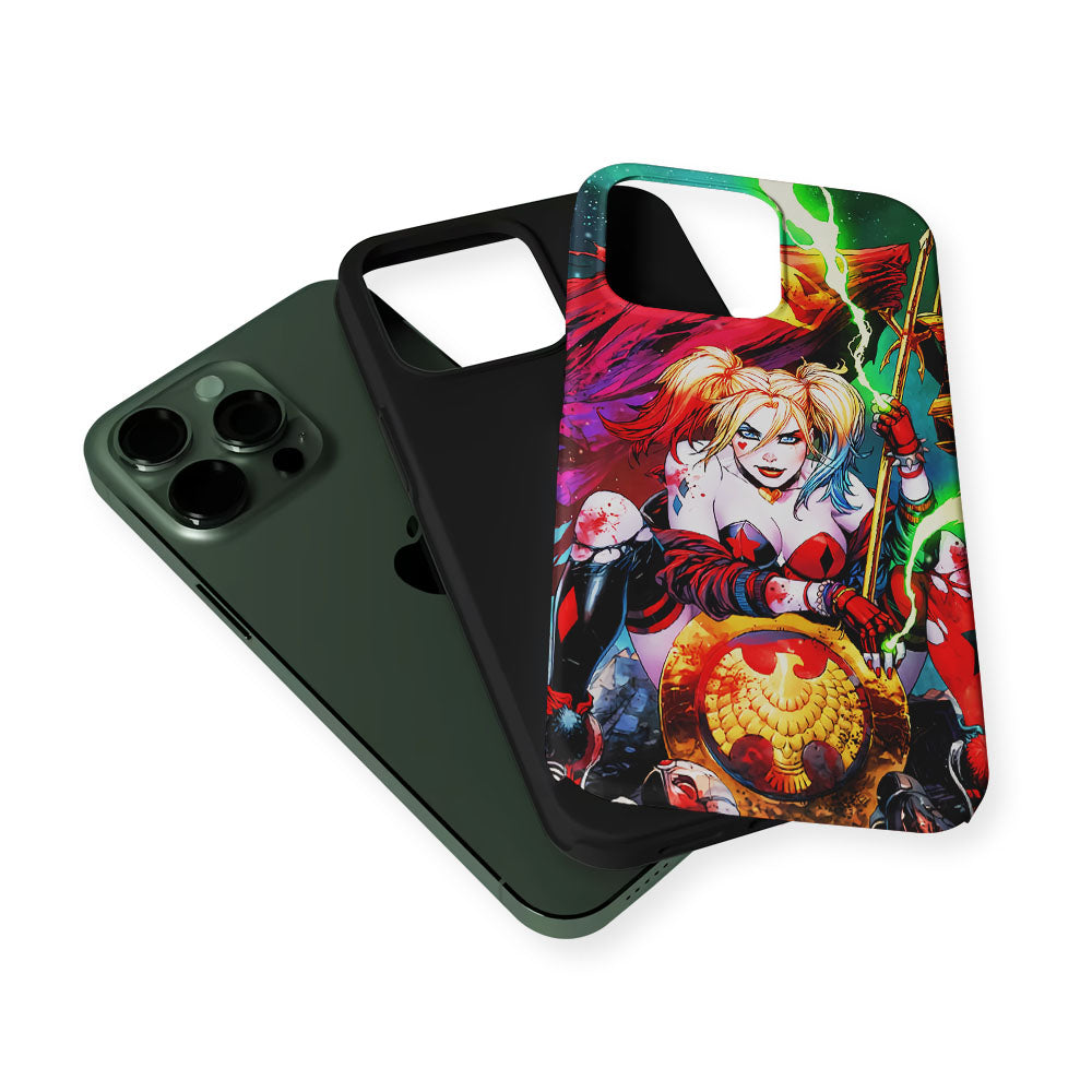 Harley Quinn Superman Flag 2 in 1 Tough Phone Case