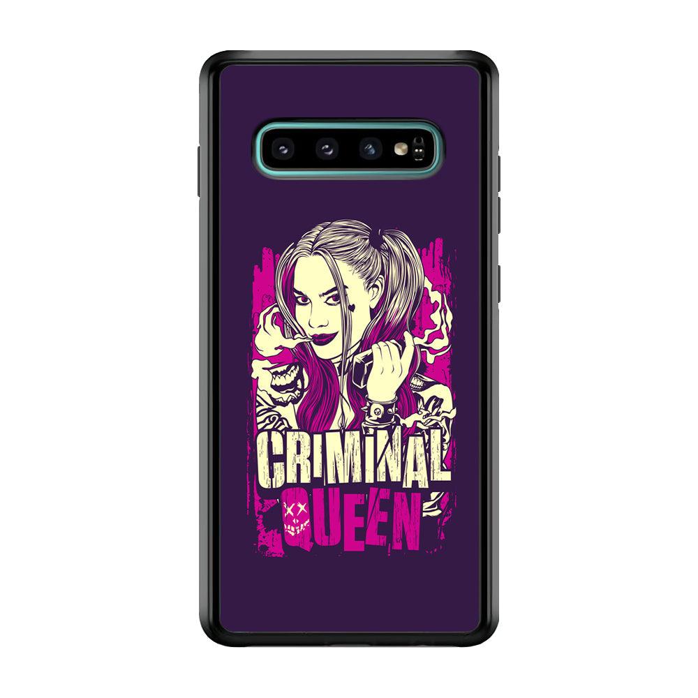 Harley Quinn The Criminal Queen Samsung Galaxy S10 Case-Oxvistore