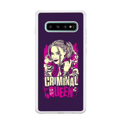 Harley Quinn The Criminal Queen Samsung Galaxy S10 Case-Oxvistore