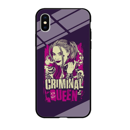 Harley Quinn The Criminal Queen iPhone X Case-Oxvistore