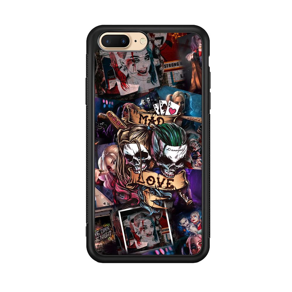 Harley Quinn on Mad Love iPhone 8 Plus Case-Oxvistore