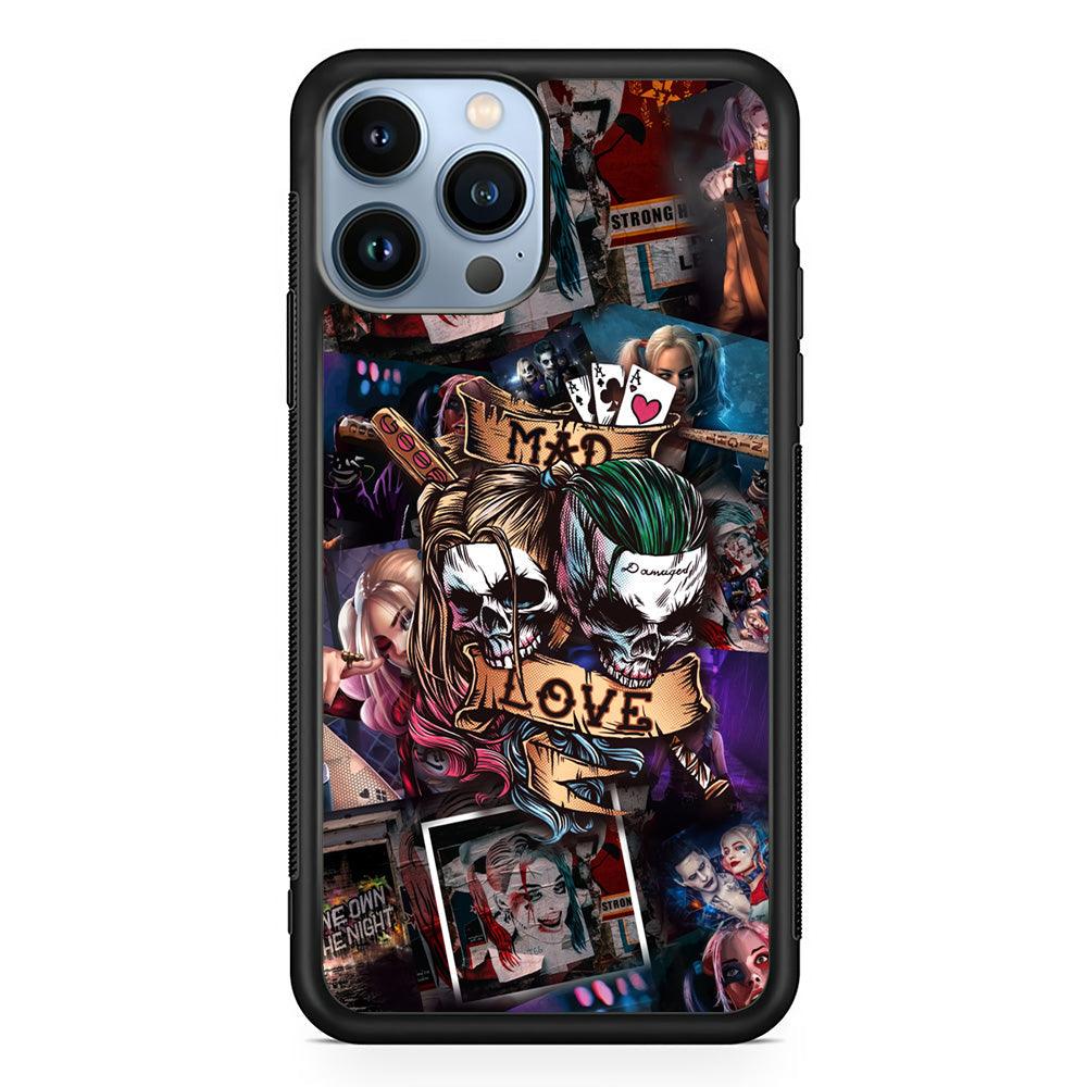 Harley Quinn on Mad Love iPhone 15 Pro Case-Oxvistore