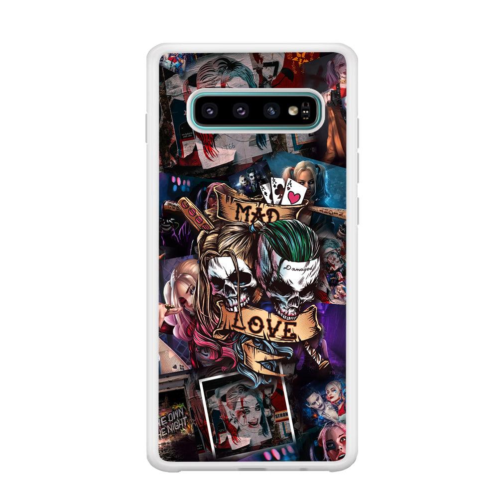 Harley Quinn on Mad Love Samsung Galaxy S10 Plus Case-Oxvistore