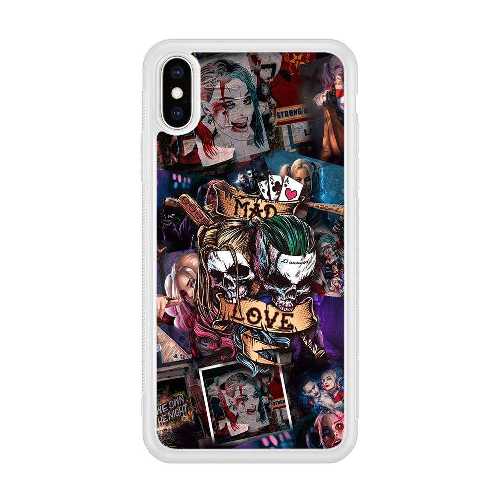 Harley Quinn on Mad Love iPhone X Case-Oxvistore