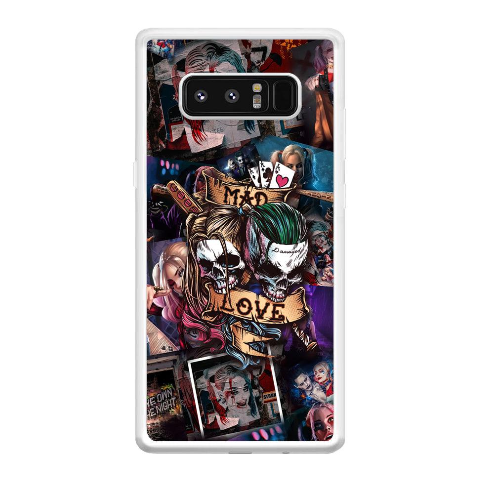 Harley Quinn on Mad Love Samsung Galaxy Note 8 Case-Oxvistore