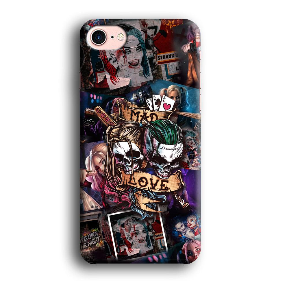 Harley Quinn on Mad Love iPhone 8 Case-Oxvistore