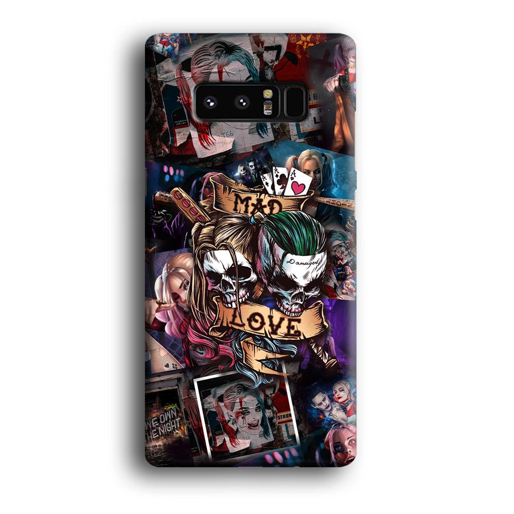 Harley Quinn on Mad Love Samsung Galaxy Note 8 Case-Oxvistore