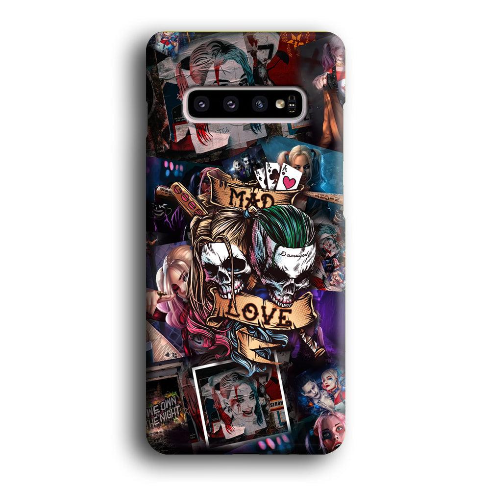 Harley Quinn on Mad Love Samsung Galaxy S10 Plus Case-Oxvistore