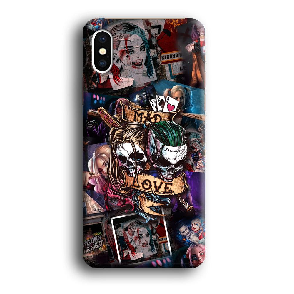 Harley Quinn on Mad Love iPhone X Case-Oxvistore