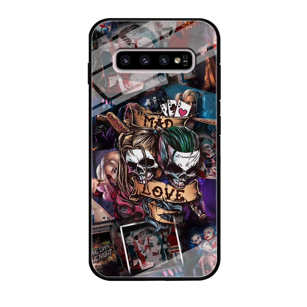 Harley Quinn on Mad Love Samsung Galaxy S10 Plus Case-Oxvistore