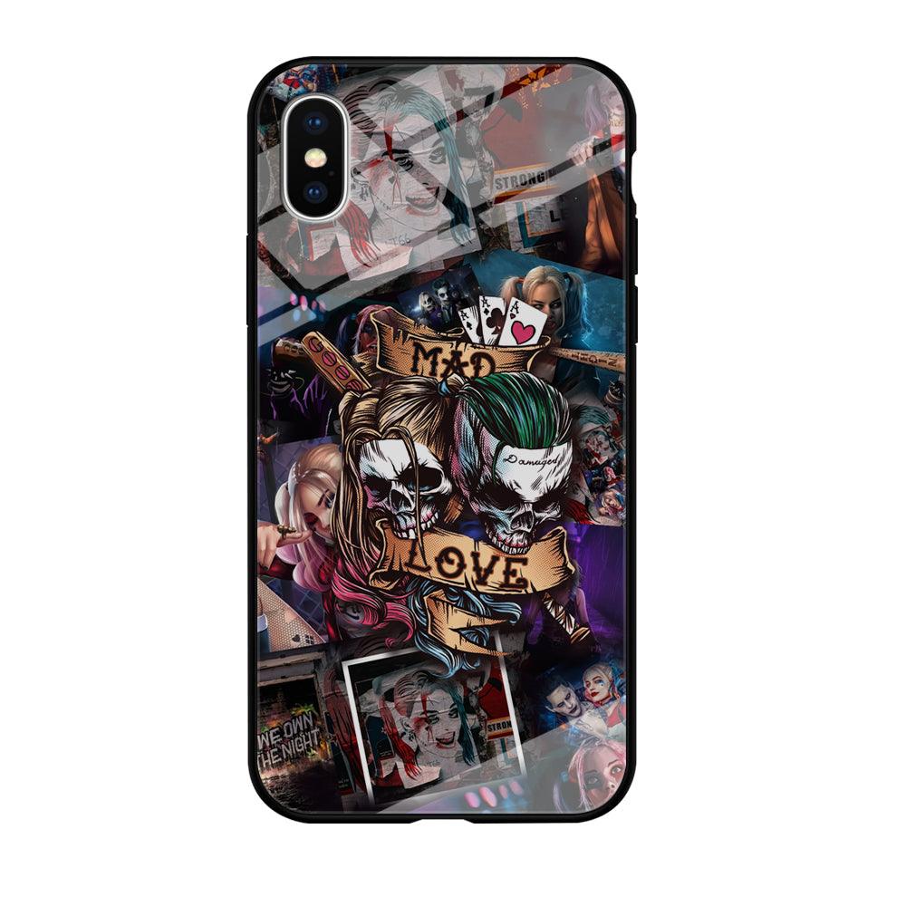 Harley Quinn on Mad Love iPhone X Case-Oxvistore