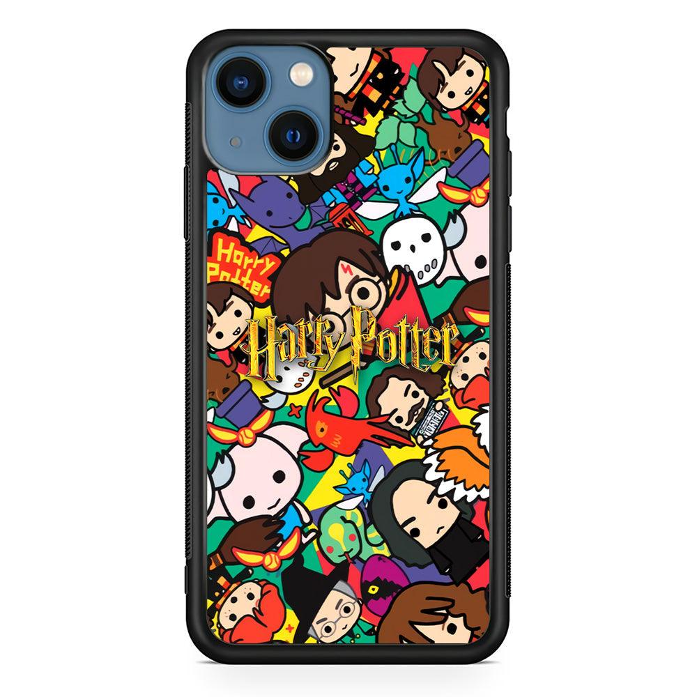 Harry Potter Face Collage on Frame iPhone 13 Case-Oxvistore