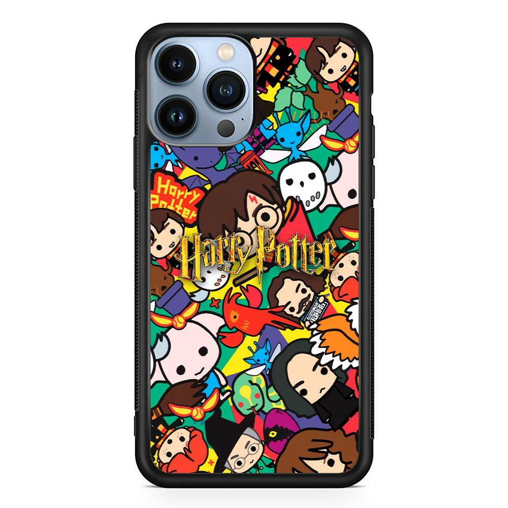 Harry Potter Face Collage on Frame iPhone 13 Pro Case-Oxvistore