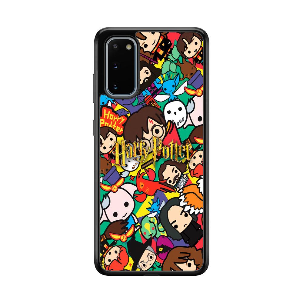 Harry Potter Face Collage on Frame Samsung Galaxy S20 Case-Oxvistore