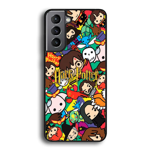 Harry Potter Face Collage on Frame Samsung Galaxy S21 Plus Case-Oxvistore