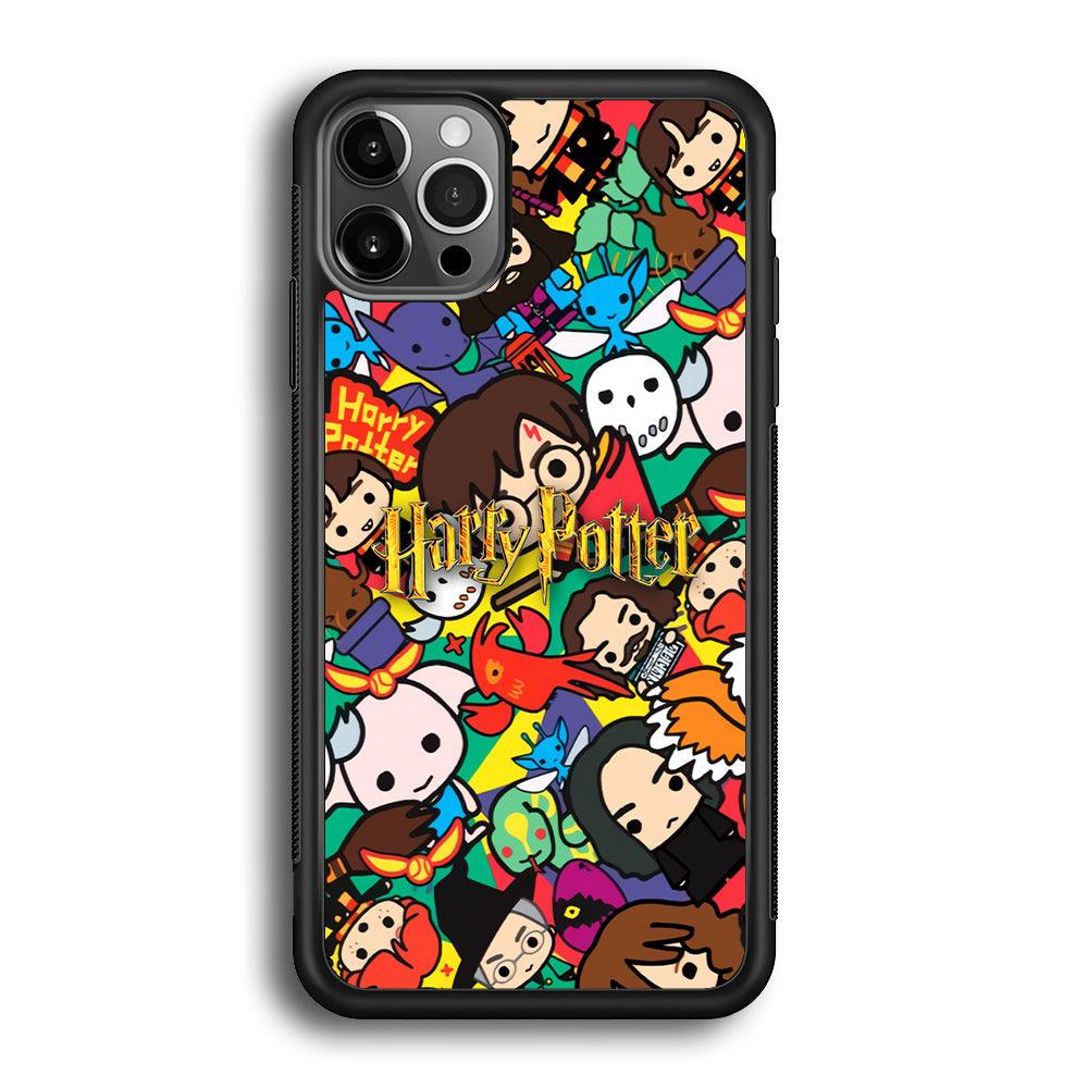 Harry Potter Face Collage on Frame iPhone 12 Pro Max Case-Oxvistore