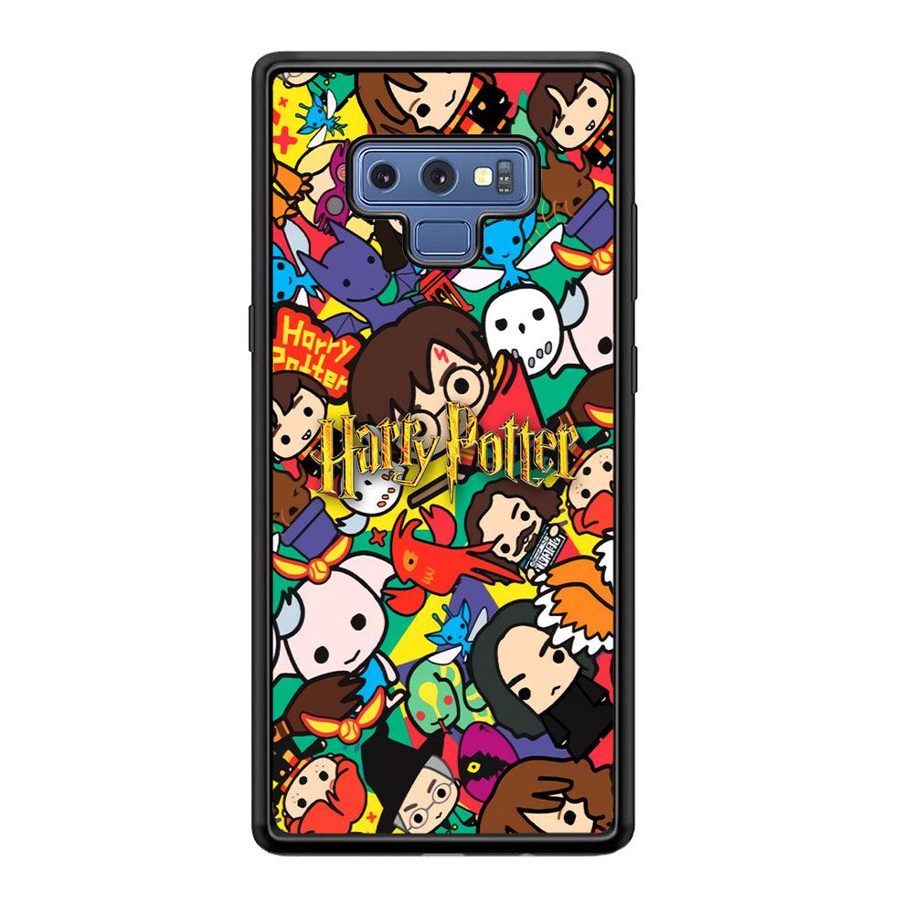 Harry Potter Face Collage on Frame Samsung Galaxy Note 9 Case-Oxvistore