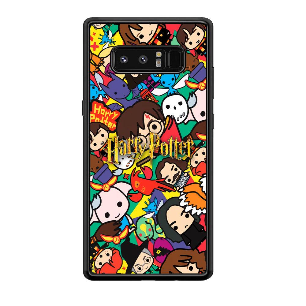 Harry Potter Face Collage on Frame Samsung Galaxy Note 8 Case-Oxvistore