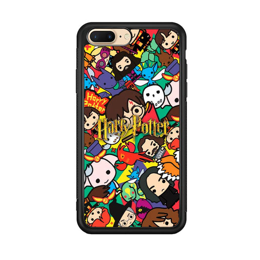 Harry Potter Face Collage on Frame iPhone 7 Plus Case-Oxvistore