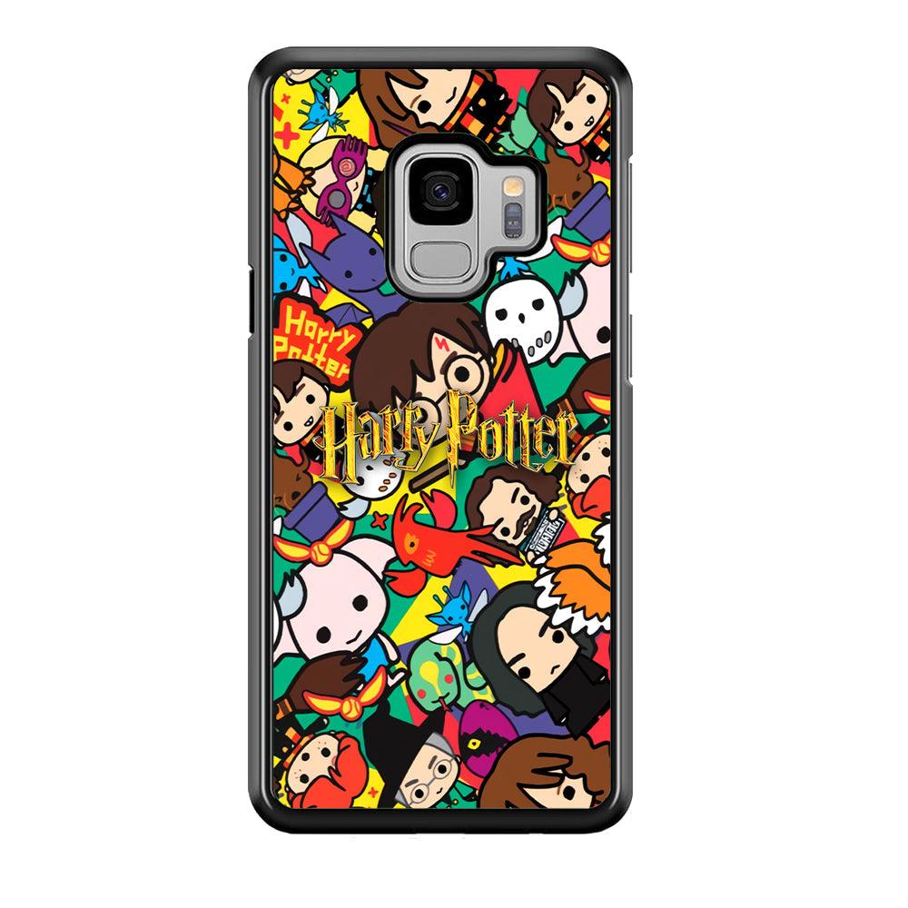 Harry Potter Face Collage on Frame Samsung Galaxy S9 Case-Oxvistore