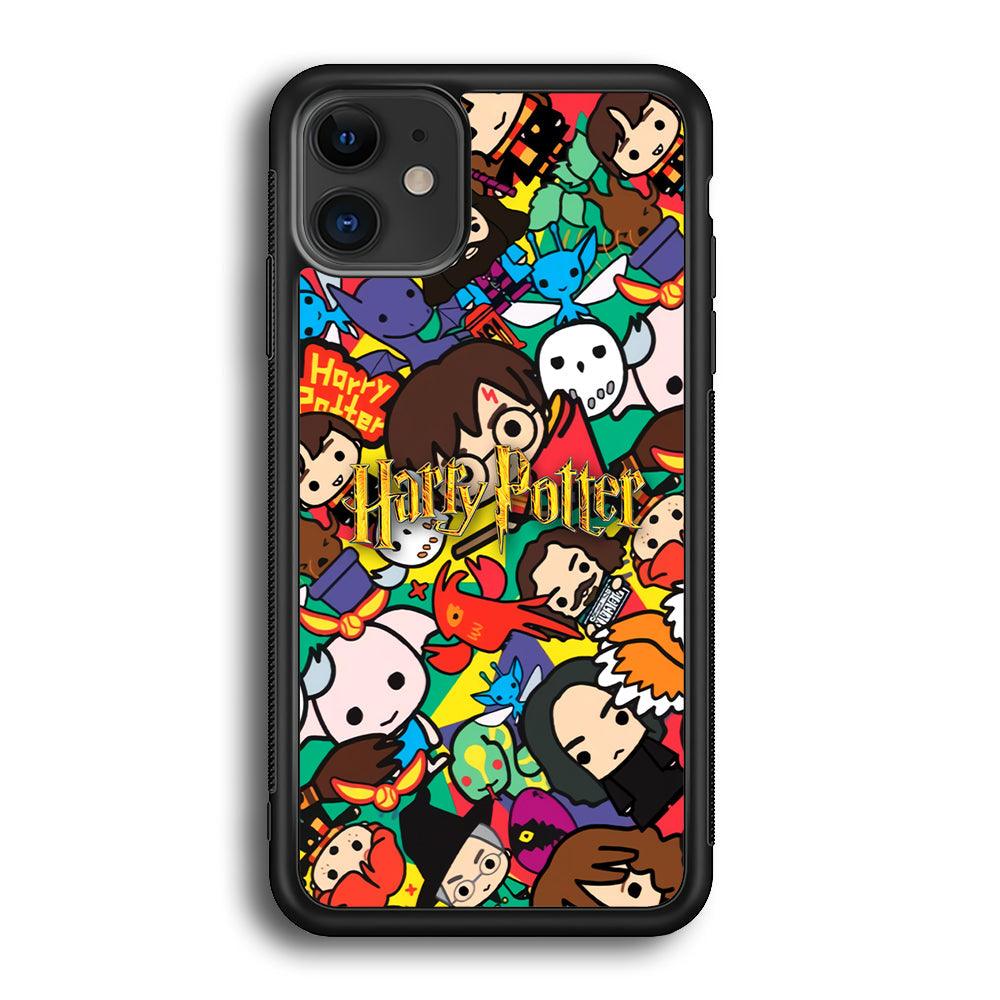 Harry Potter Face Collage on Frame iPhone 12 Case-Oxvistore