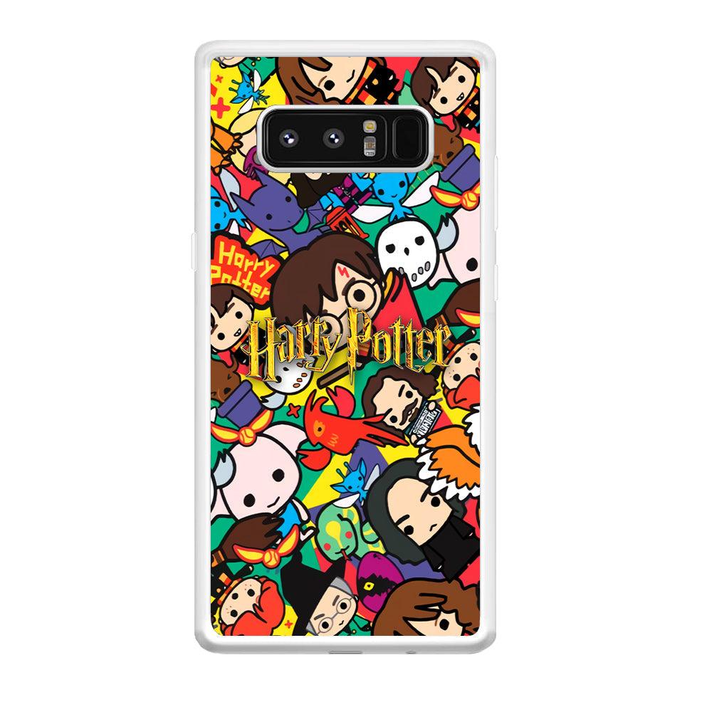 Harry Potter Face Collage on Frame Samsung Galaxy Note 8 Case-Oxvistore