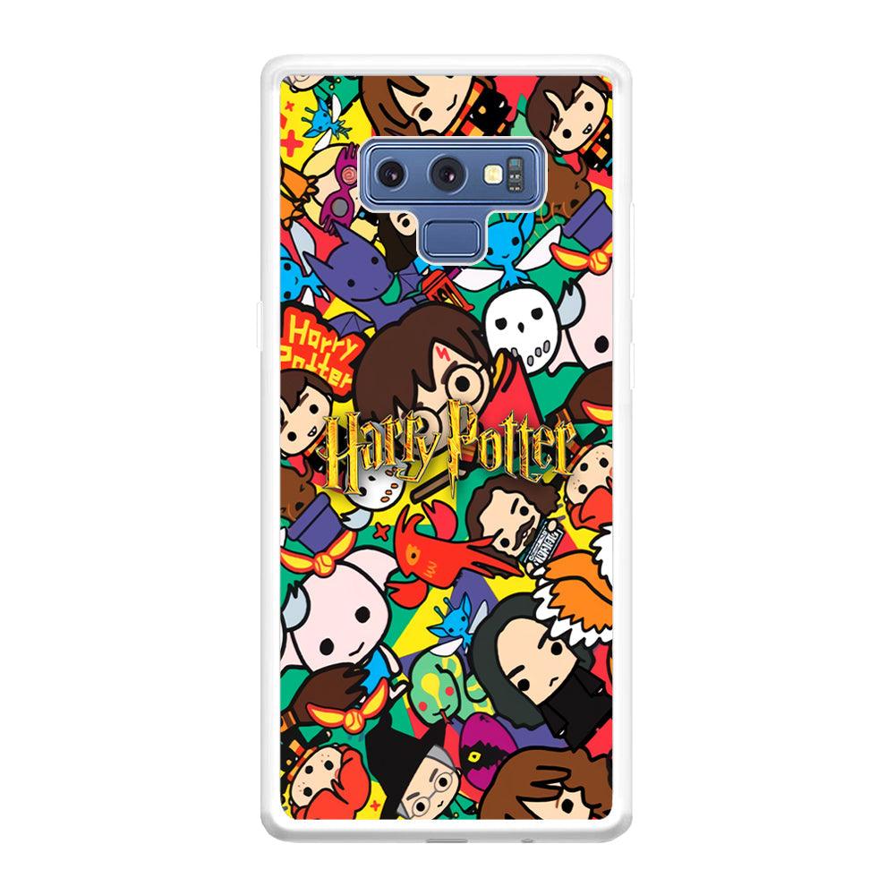 Harry Potter Face Collage on Frame Samsung Galaxy Note 9 Case-Oxvistore